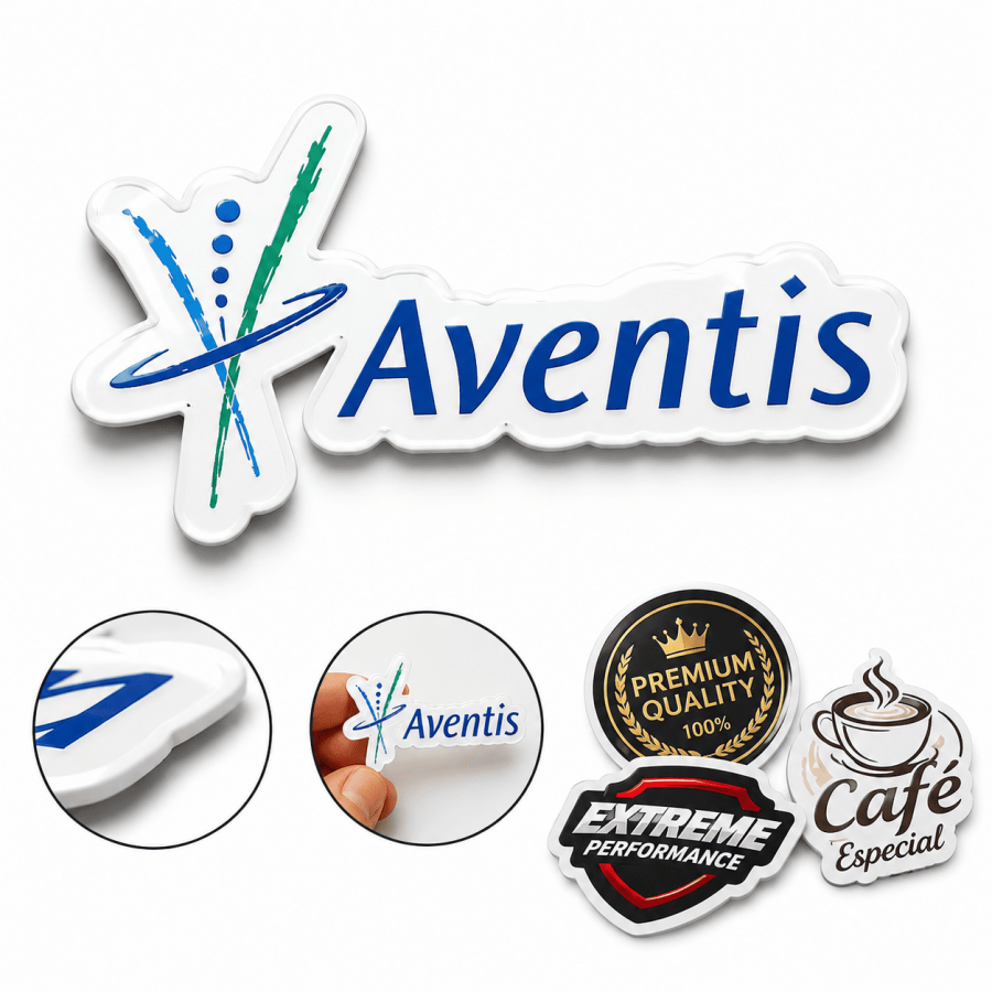 Adesivo Impresso Personalizado PVC Branco - CÁLCULO ON-LINE